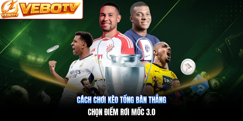 Cách Chơi Kèo Tổng Bàn Thắng | Chọn Điểm Rơi Mốc 3.0