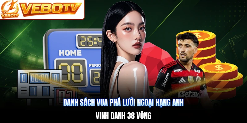 Danh Sách Vua Phá Lưới Ngoại Hạng Anh | Vinh Danh 38 Vòng